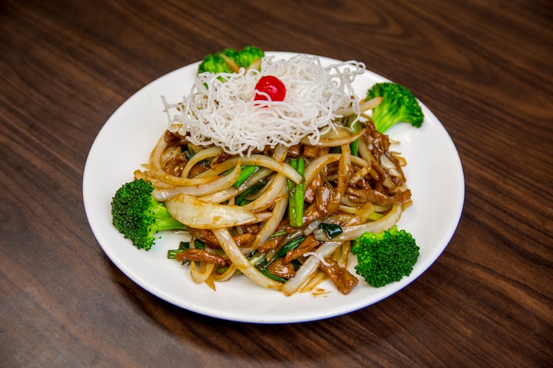 b06. mongolian beef 蒙古牛
